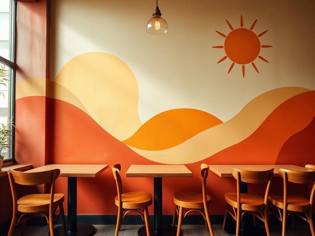 Esempio murales stile Vintage