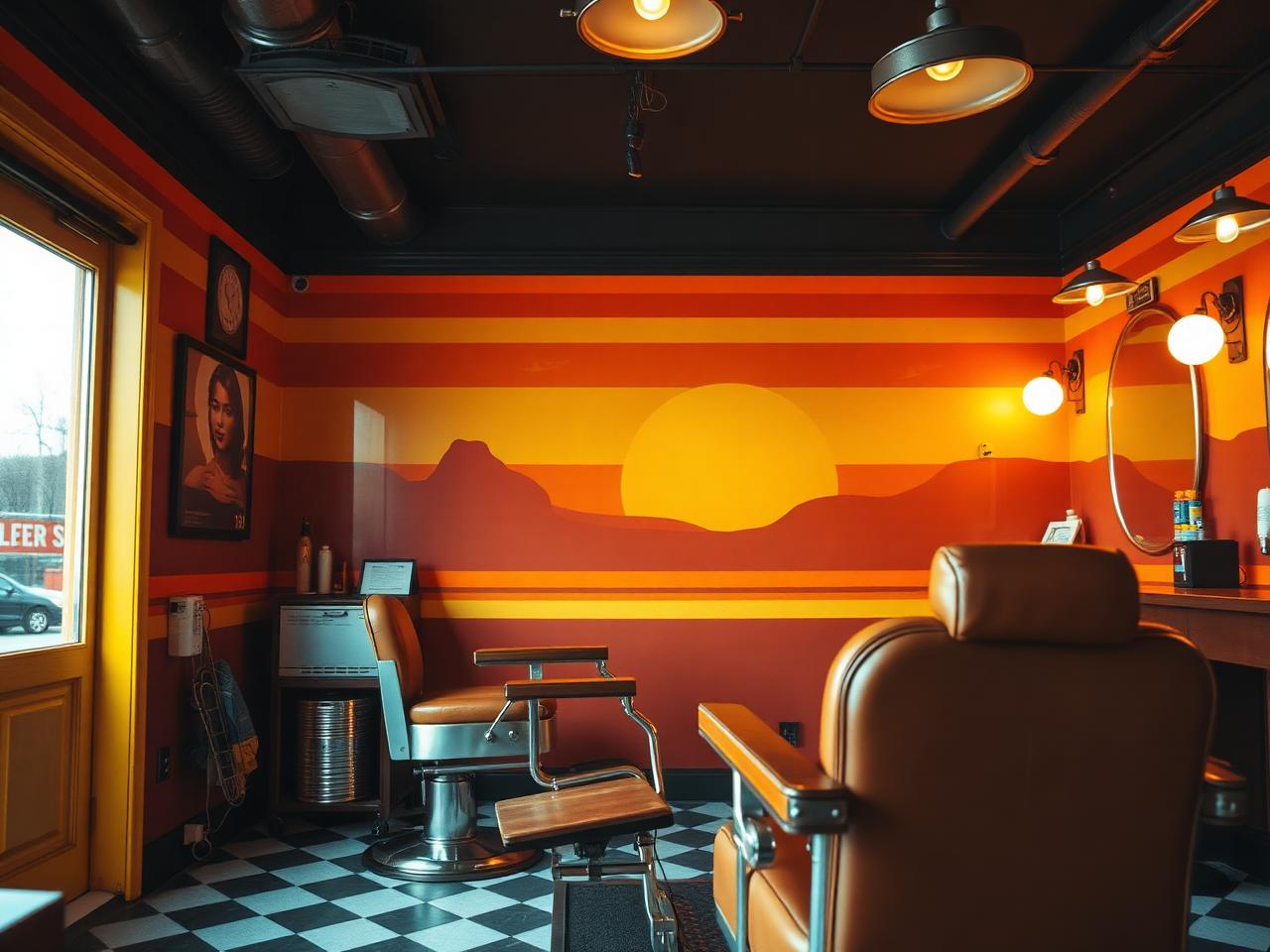 Tramonto vintage 70s — Barbershop