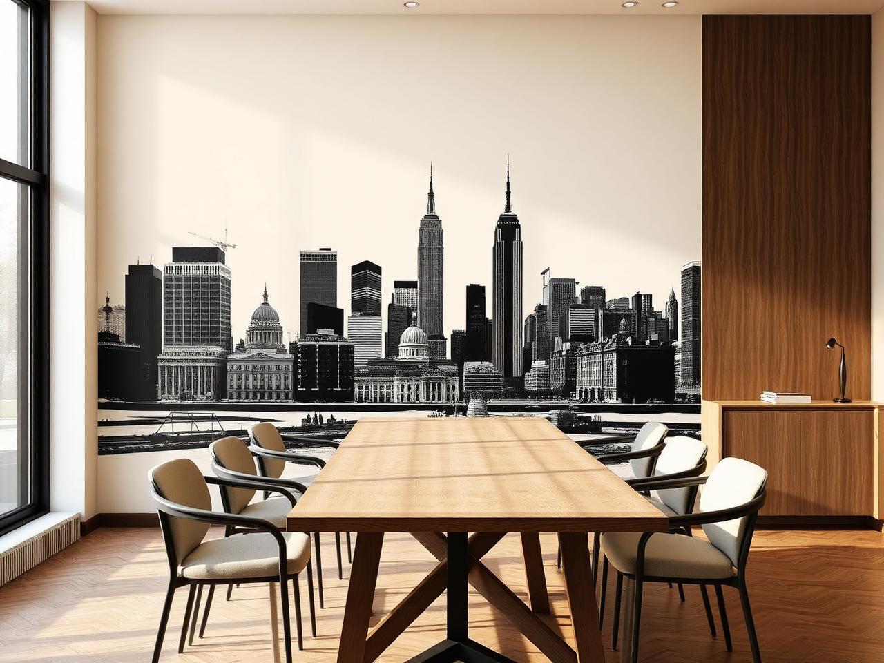 Skyline urbano — Sala da pranzo