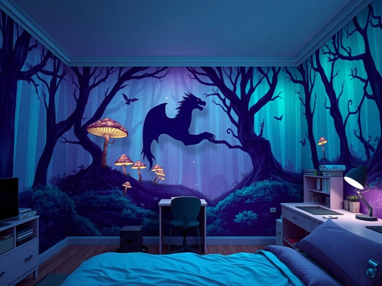 Foresta fantasy — Cameretta teen