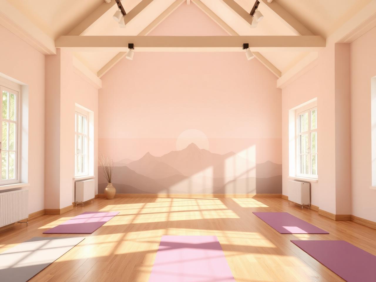 Montagna pastello — Studio yoga