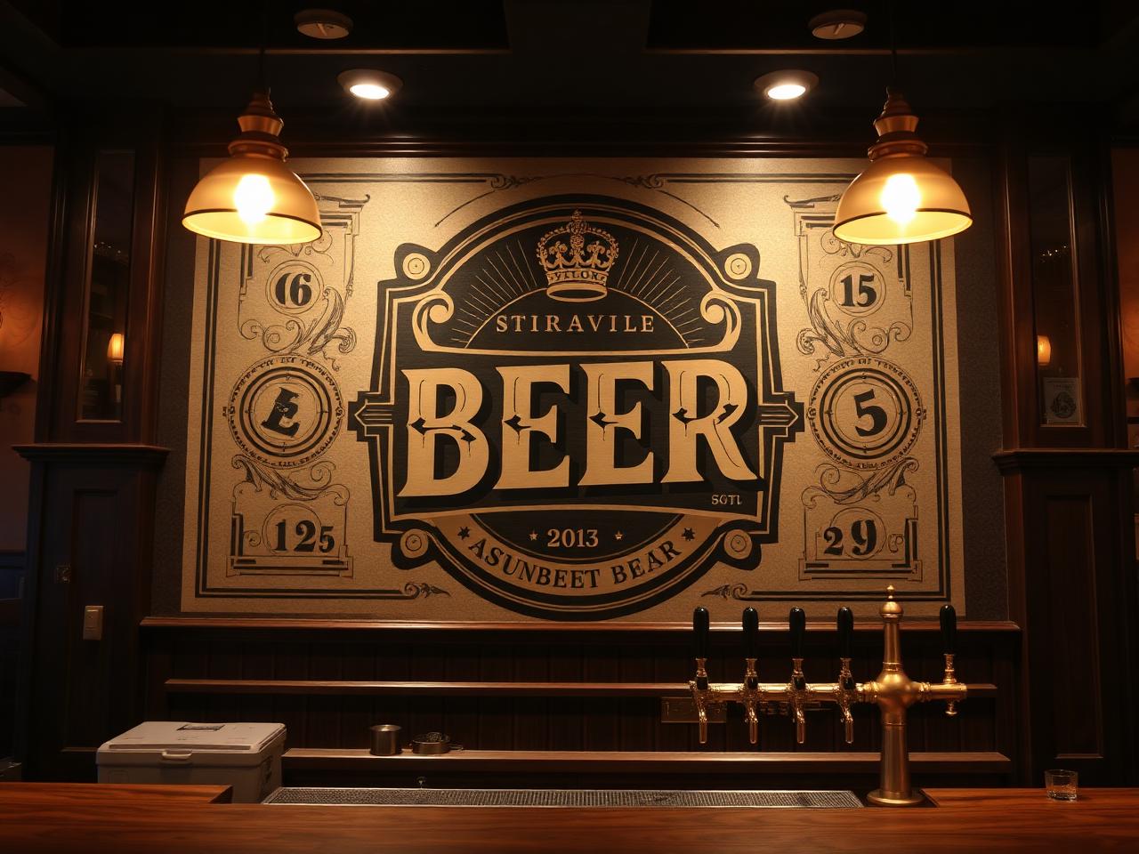 Etichetta birra — Pub craft beer